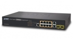 Planet GS-4210-8P2T2S - Switch 8x10/100/1000 Mb/s PoE + 2x100/10