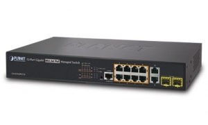 Planet GS-4210-8P2T2S - Switch 8x10/100/1000 Mb/s PoE + 2x100/10